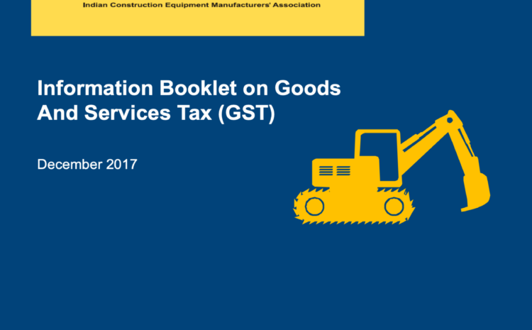  ICEMA – GST Information Booklet