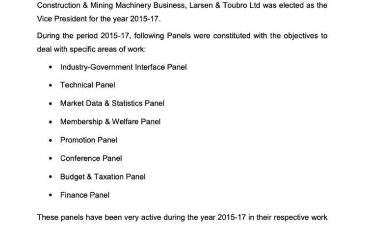  ICEMA Activity Report (2015-17)